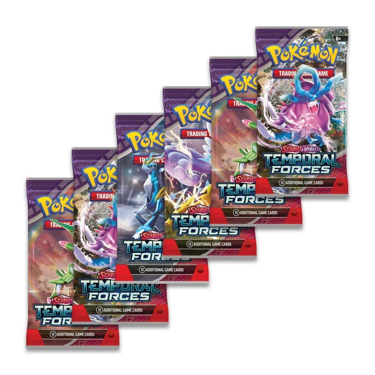 Pokemon - Scarlet & Violet - Temporal Forces - Booster Bundle (6 Packs) Pokémon 820650853197