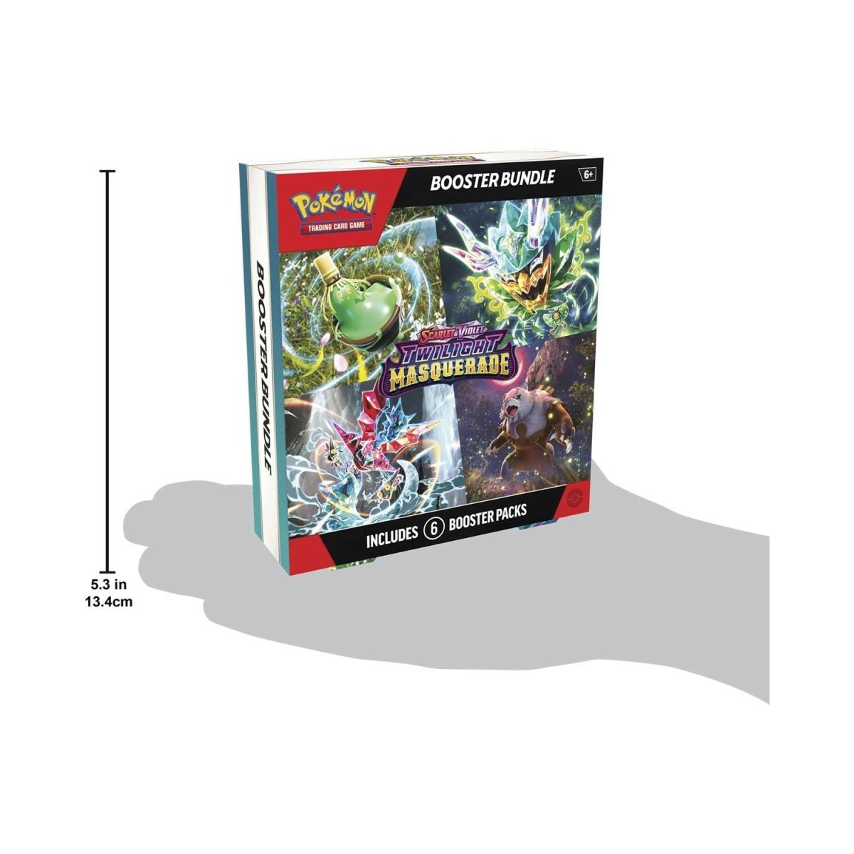 Pokemon - Scarlet & Violet - Twilight Masquerade - Booster Bundle (6 Packs) Pokémon 0820650853982