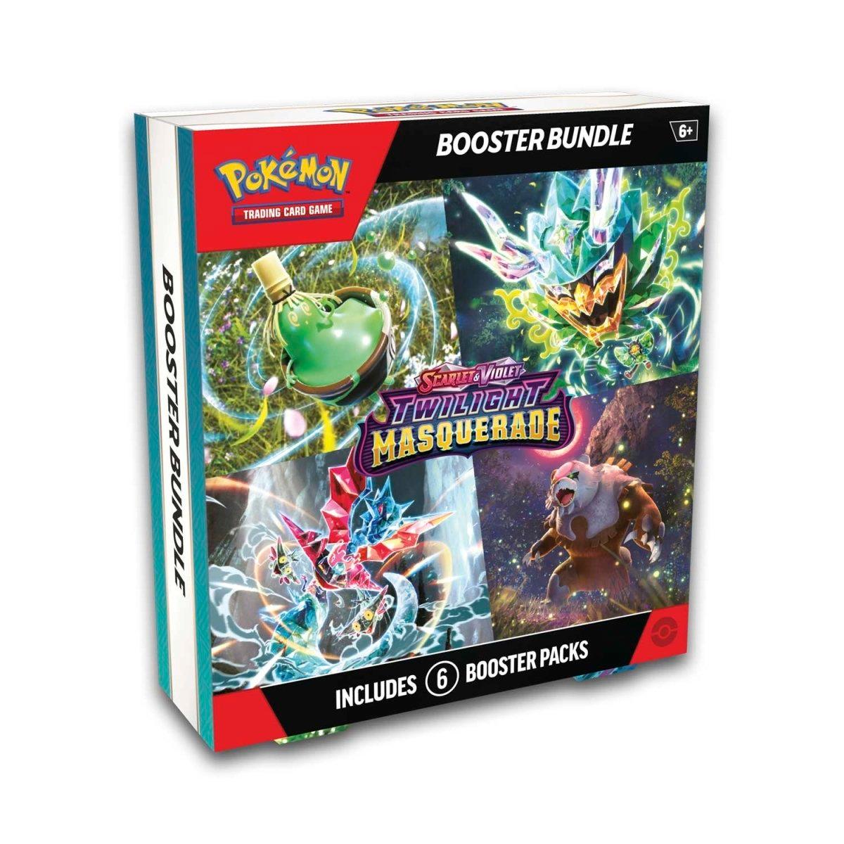 Pokemon - Scarlet & Violet - Twilight Masquerade - Booster Bundle (6 Packs) Pokémon 0820650853982