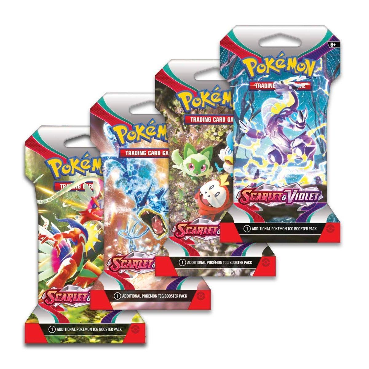 Pokemon Sleeved Booster Pack (10 Cards) - Scarlet & Violet - Hobby Champion Inc