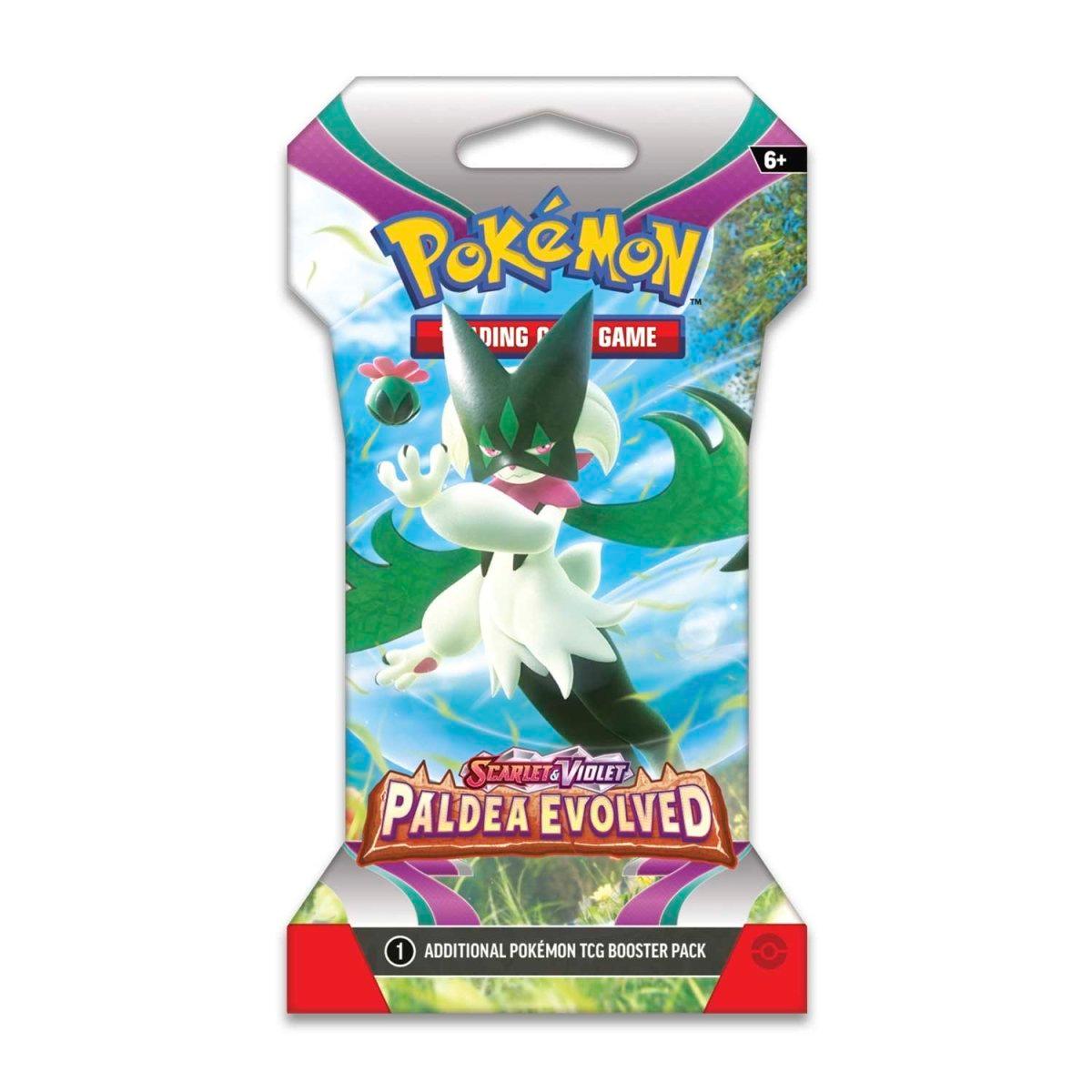 Pokemon Sleeved Booster Pack (10 Cards) - Scarlet & Violet - Paldea Evolved - Hobby Champion Inc