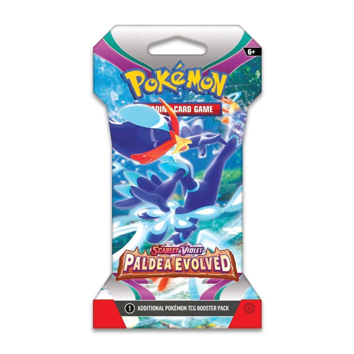 Pokemon Sleeved Booster Pack (10 Cards) - Scarlet & Violet - Paldea Evolved - Hobby Champion Inc