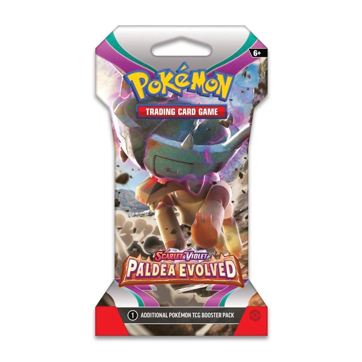 Pokemon Sleeved Booster Pack (10 Cards) - Scarlet & Violet - Paldea Evolved - Hobby Champion Inc