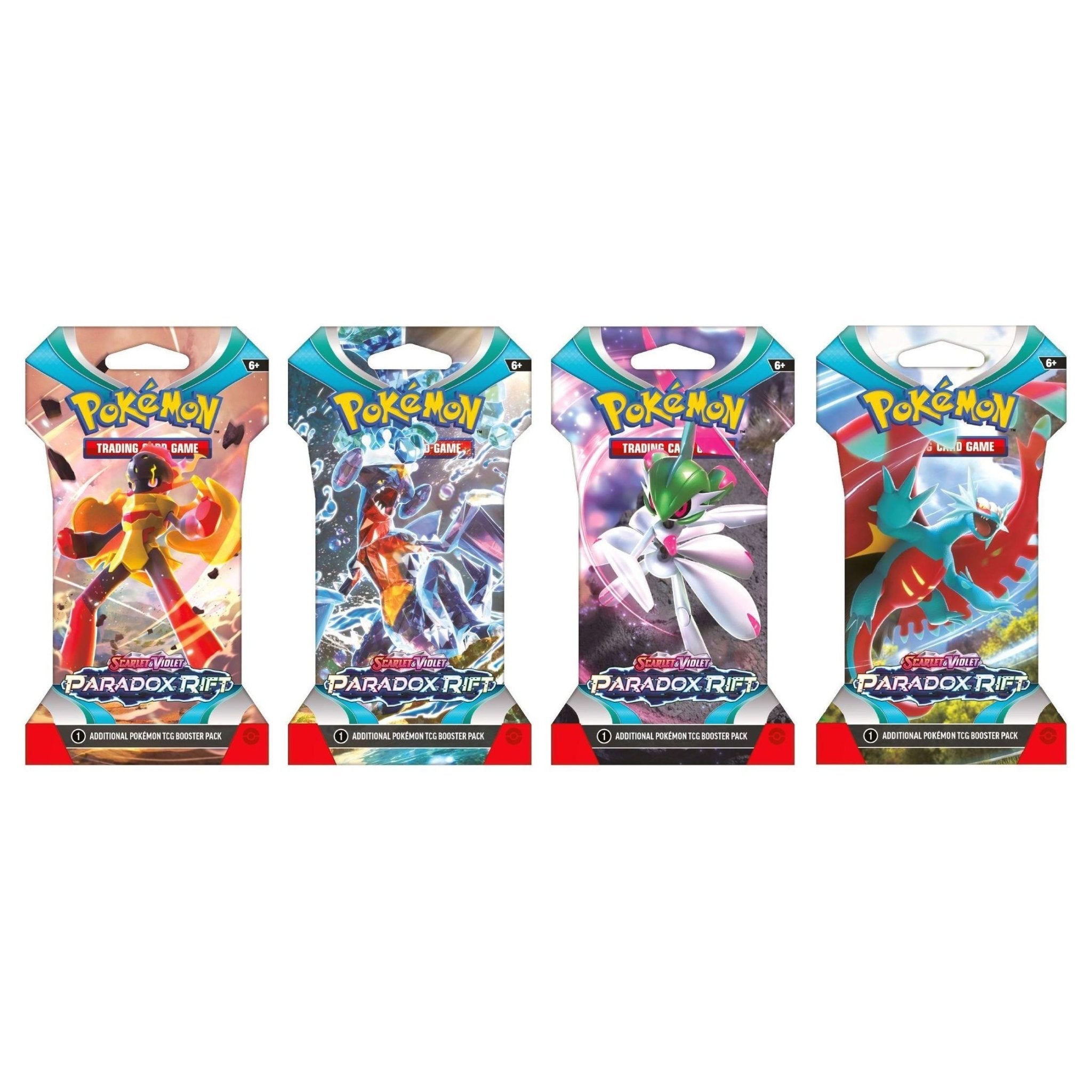 Pokemon Sleeved Booster Pack (10 Cards) - Scarlet & Violet - Paradox Rift Pokémon 0820650854002