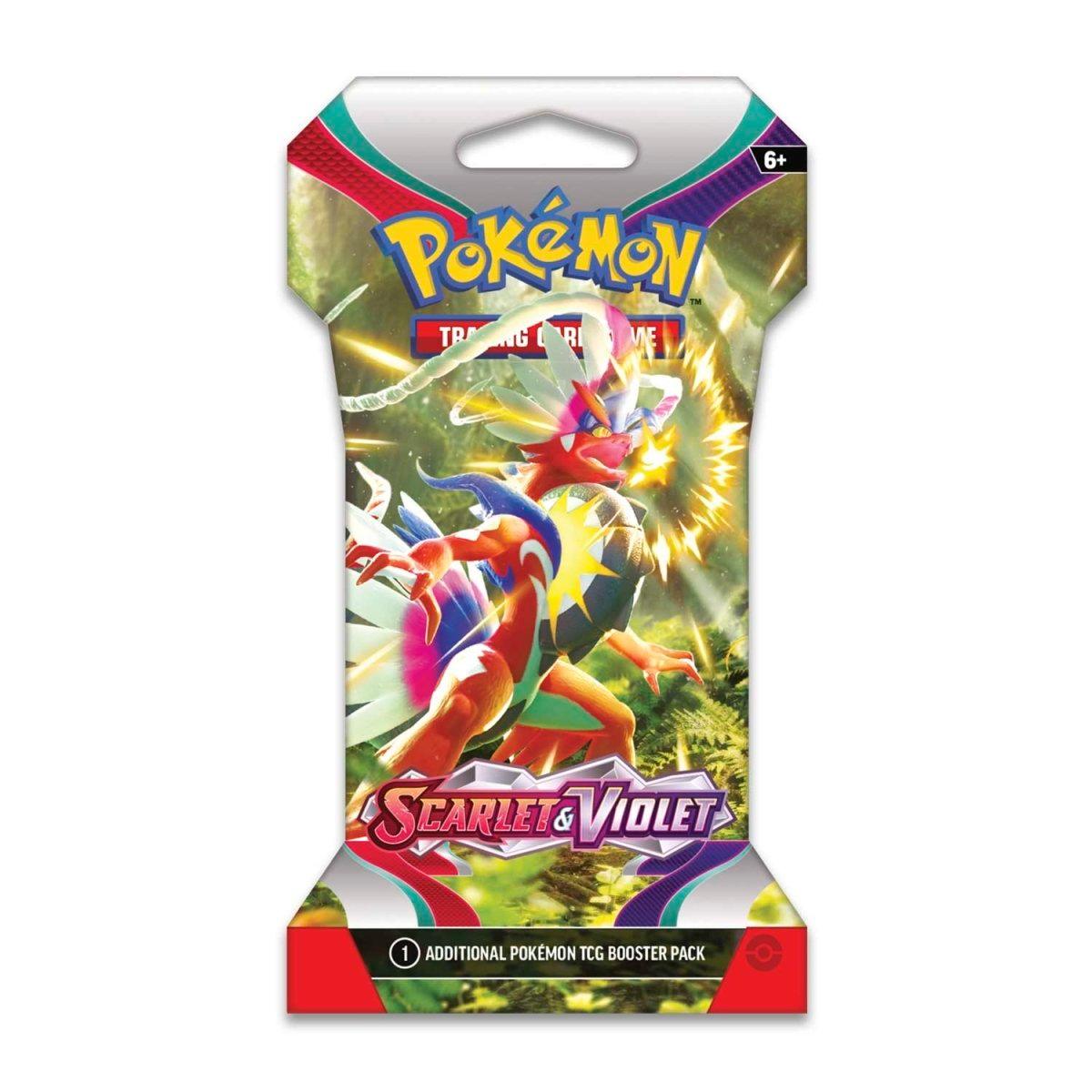 Pokemon Sleeved Booster Pack (10 Cards) - Scarlet & Violet Pokémon 820650853258