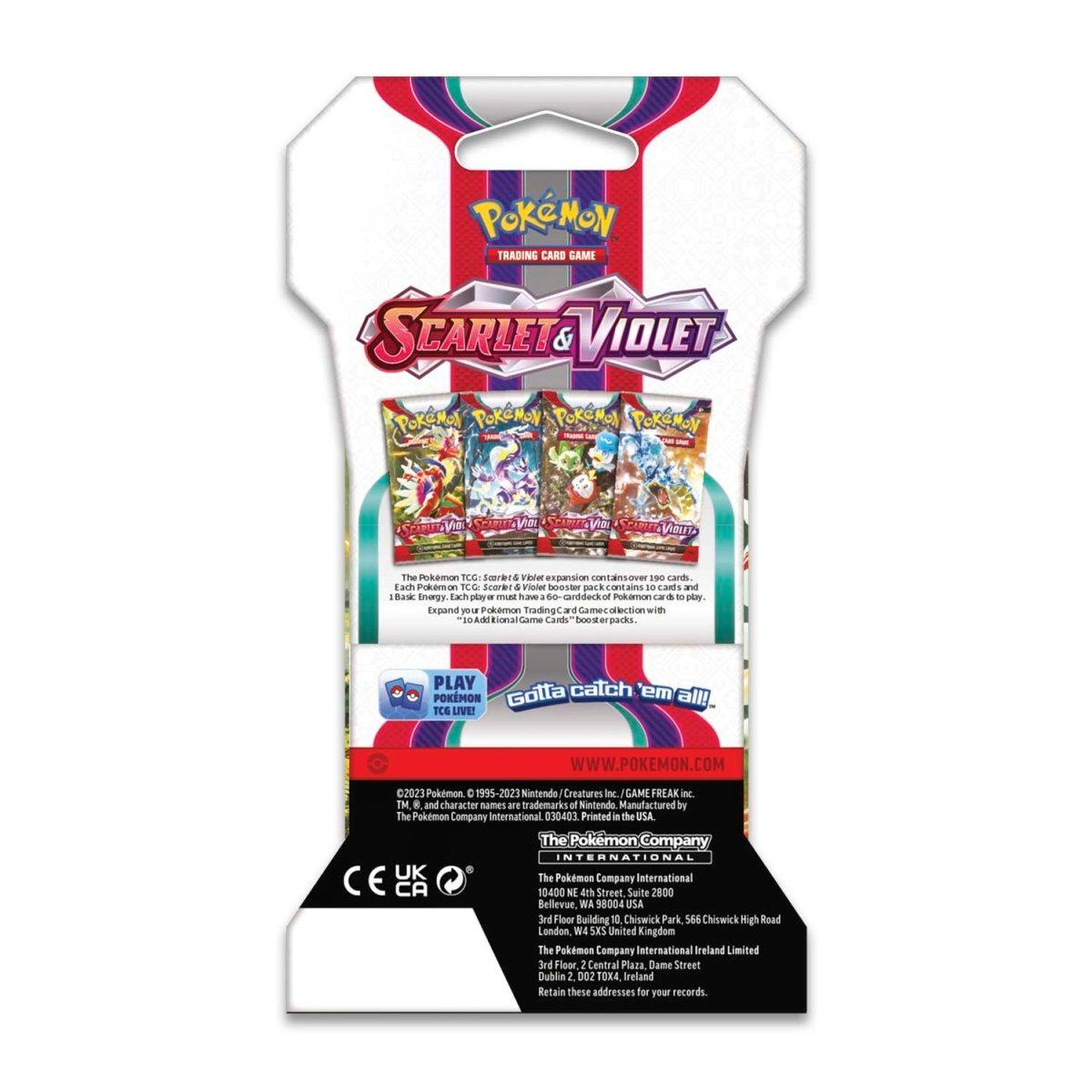 Pokemon Sleeved Booster Pack (10 Cards) - Scarlet & Violet Pokémon 820650853258