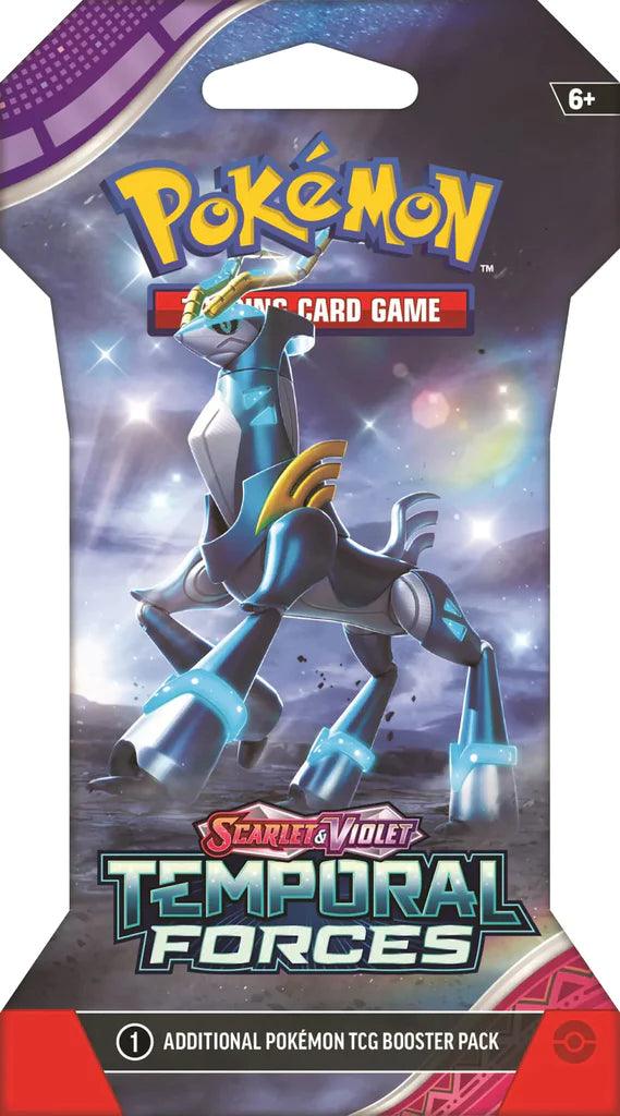 Pokemon Sleeved Booster Pack (10 Cards) - Scarlet & Violet - Temporal Forces Pokémon 0820650856426