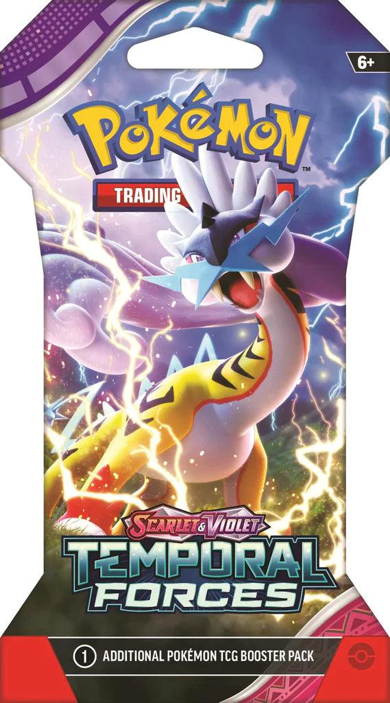 Pokemon Sleeved Booster Pack (10 Cards) - Scarlet & Violet - Temporal Forces Pokémon 0820650856426