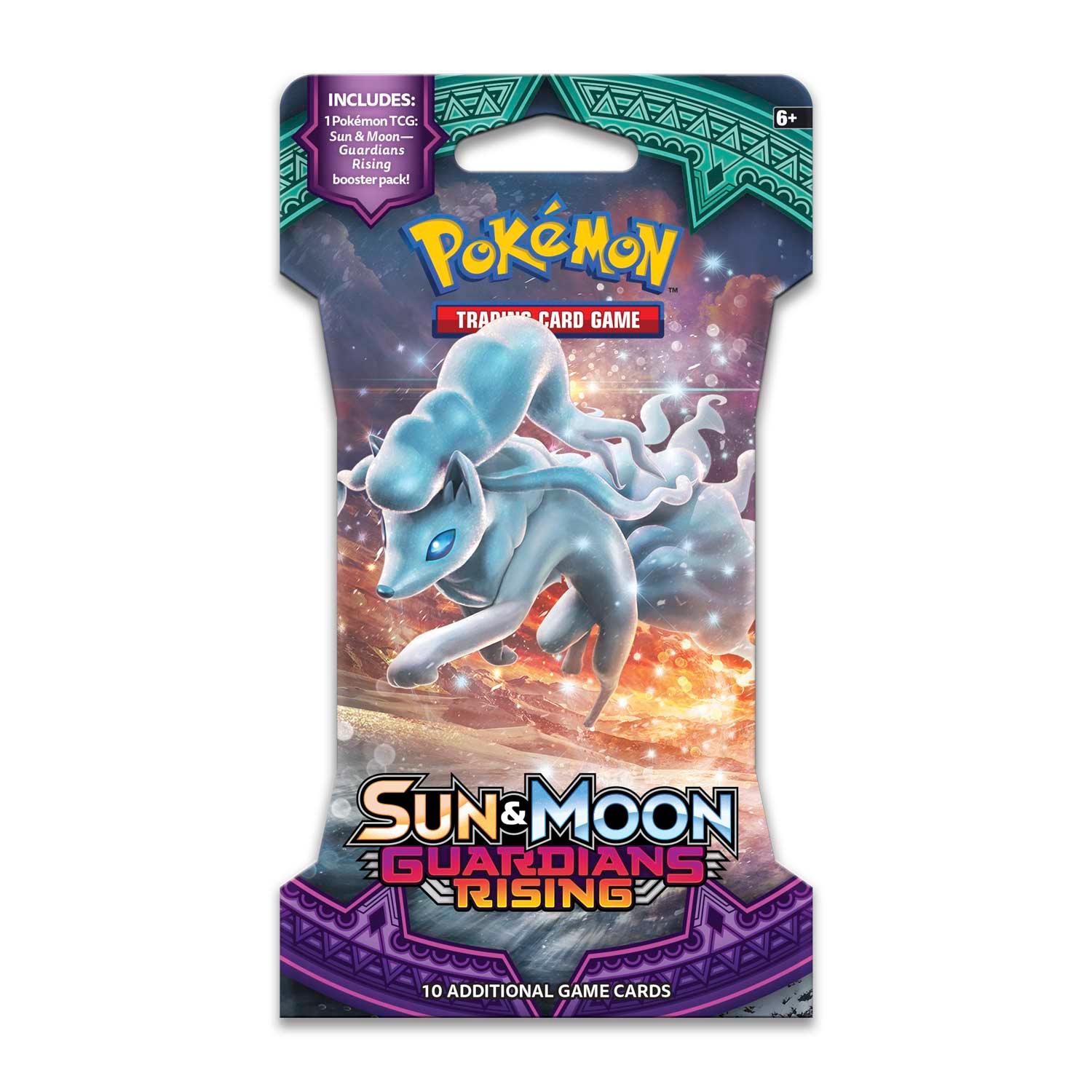 Pokemon Sleeved Booster Pack (10 Cards) - Sun & Moon - Guardians Rising Pokémon 820650802140