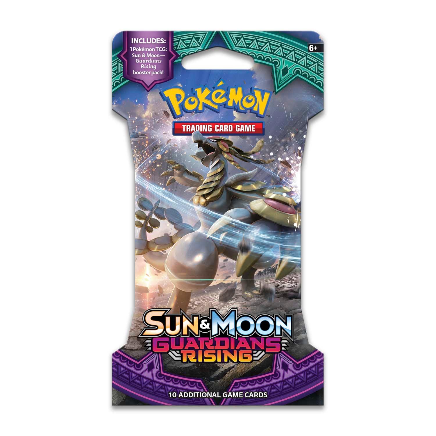 Pokemon Sleeved Booster Pack (10 Cards) - Sun & Moon - Guardians Rising Pokémon 820650802140