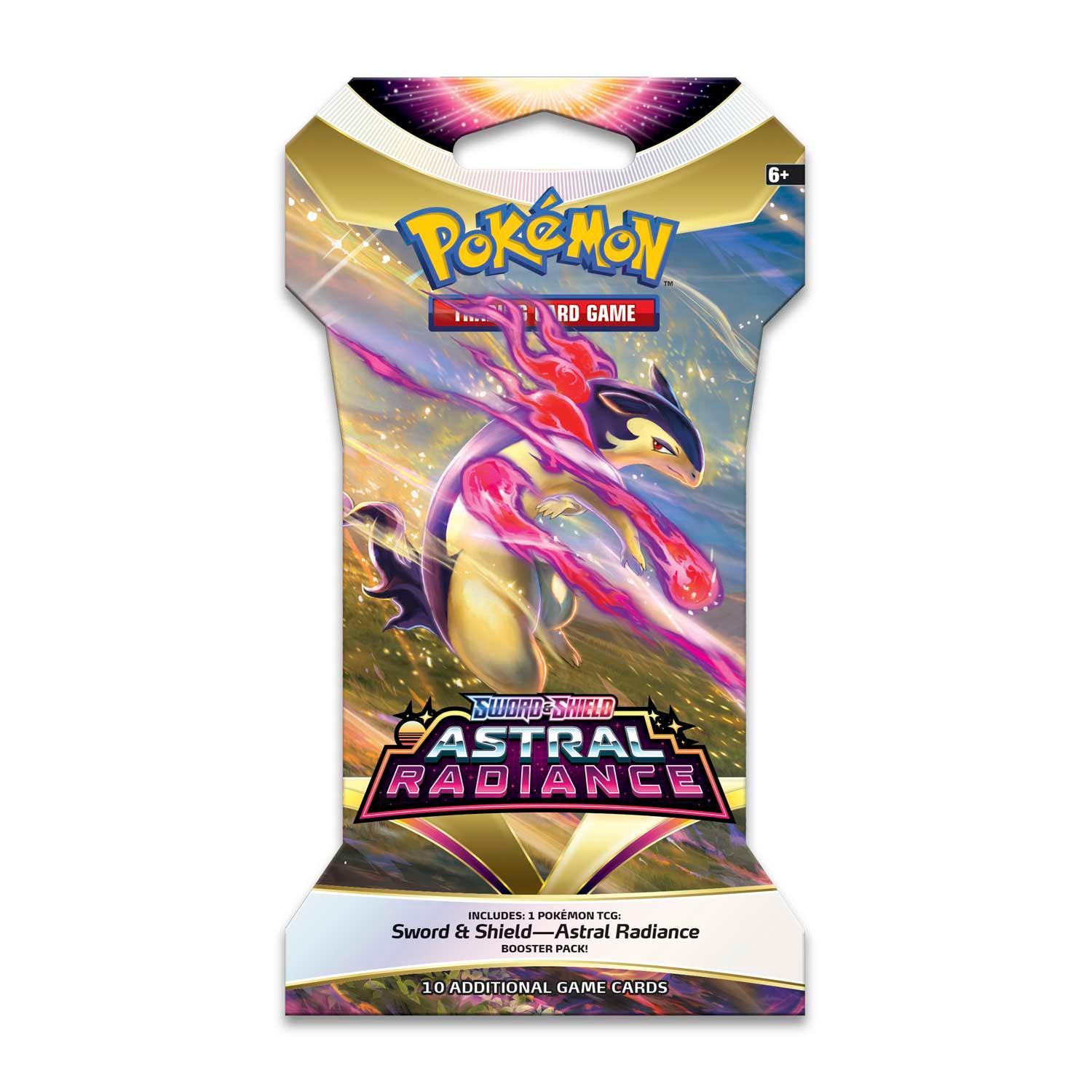 Pokemon Sleeved Booster Pack (10 Cards) - Sword & Shield - Astral Radiance Pokémon 820650850240