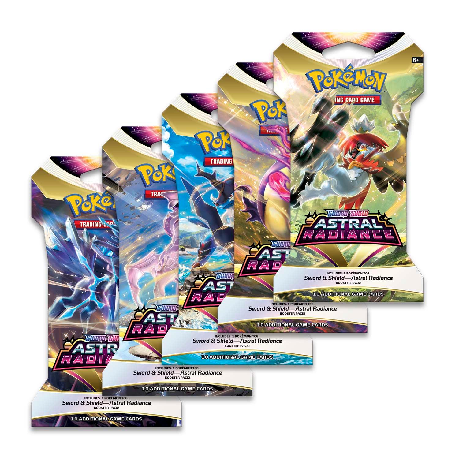 Pokemon Sleeved Booster Pack (10 Cards) - Sword & Shield - Astral Radiance Pokémon 820650850240