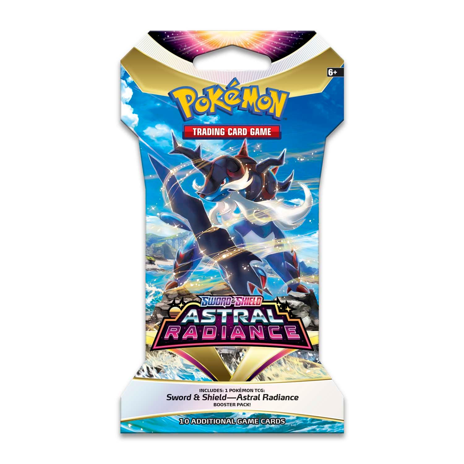 Pokemon Sleeved Booster Pack (10 Cards) - Sword & Shield - Astral Radiance Pokémon 820650850240