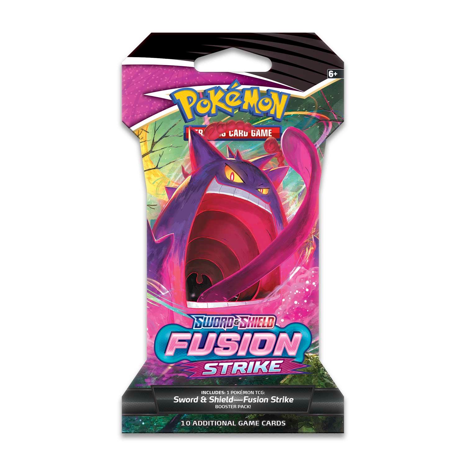 Pokemon Sleeved Booster Pack (10 Cards) - Sword & Shield - Fusion Strike Pokémon 820650809170