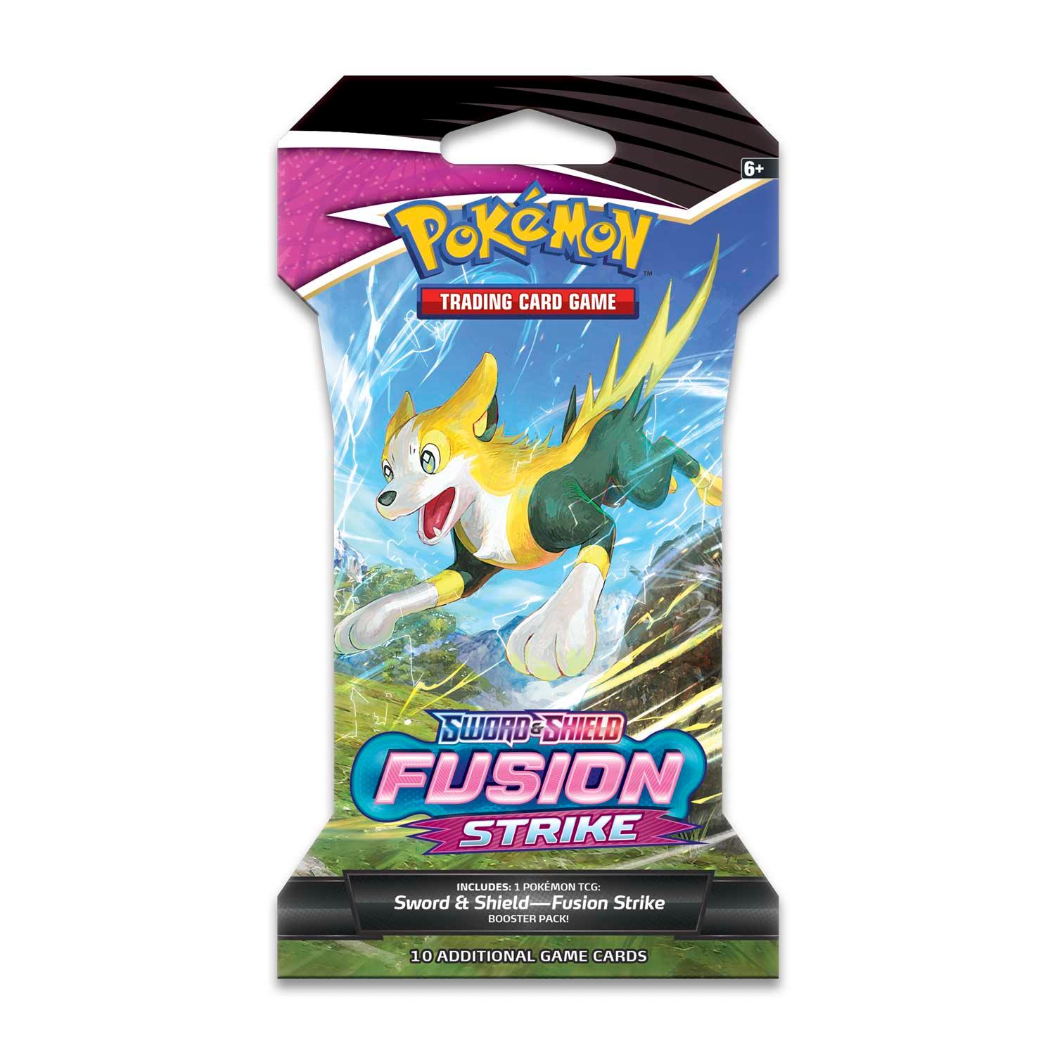 Pokemon Sleeved Booster Pack (10 Cards) - Sword & Shield - Fusion Strike Pokémon 820650809170