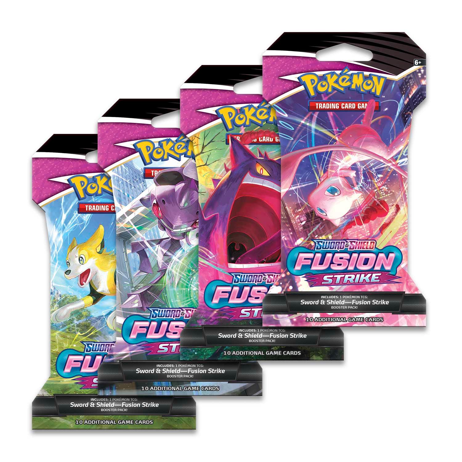 Pokemon Sleeved Booster Pack (10 Cards) - Sword & Shield - Fusion Strike Pokémon 820650809170