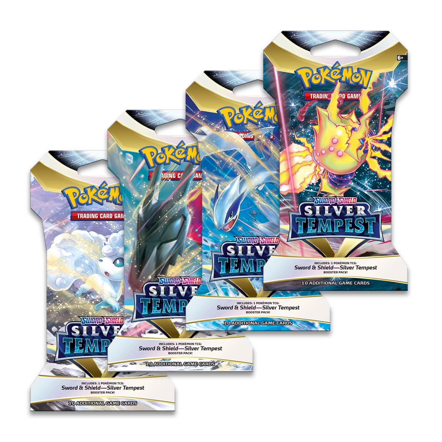 Pokemon Sleeved Booster Pack (10 Cards) - Sword & Shield - Silver Tempest Pokémon 820650850929