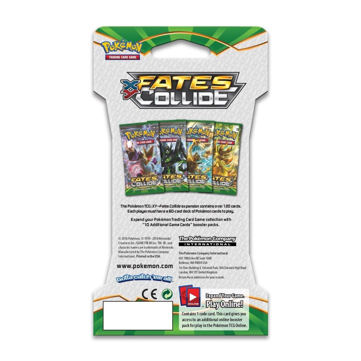 Pokemon Sleeved Booster Pack (10 Cards) - XY - Fates Collide Pokémon 820650801143