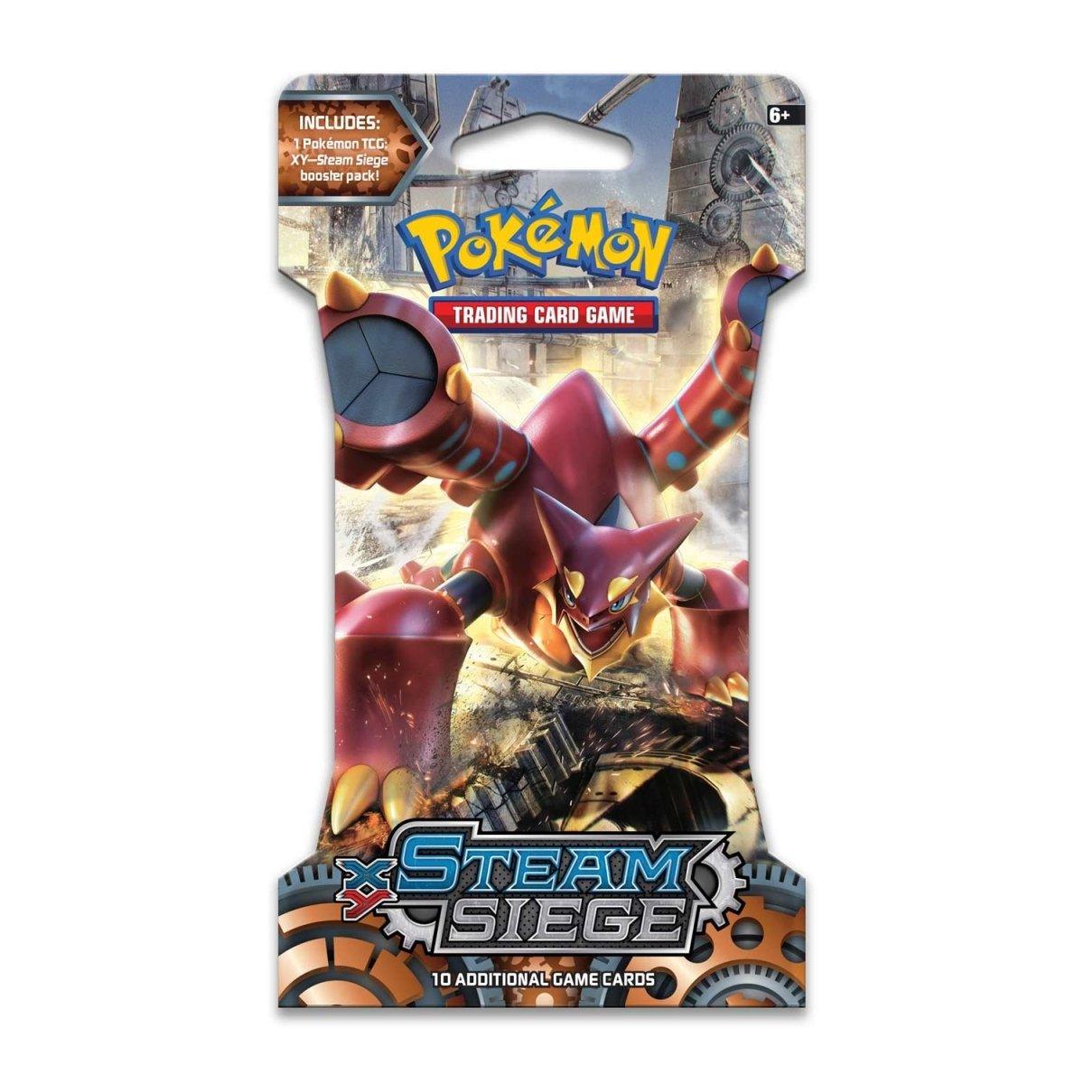 Pokemon Sleeved Booster Pack (10 Cards) - XY - Steam Siege Pokémon 820650801341