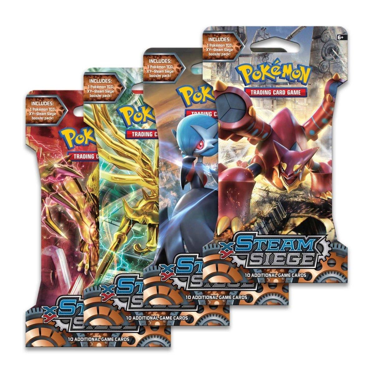 Pokemon Sleeved Booster Pack (10 Cards) - XY - Steam Siege Pokémon 820650801341