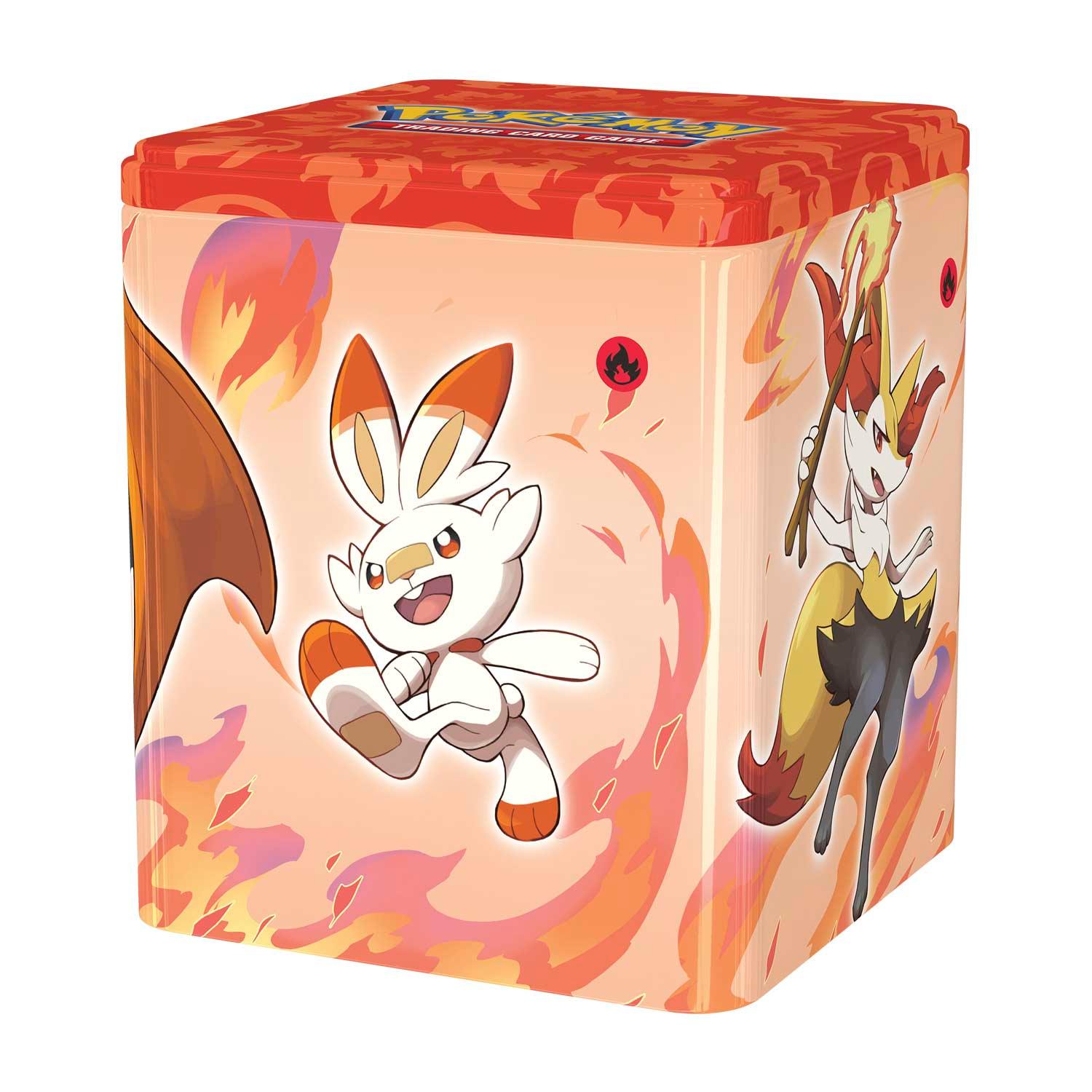 Pokemon Stacking Tin 2022 - Fire Pokémon 820650850806