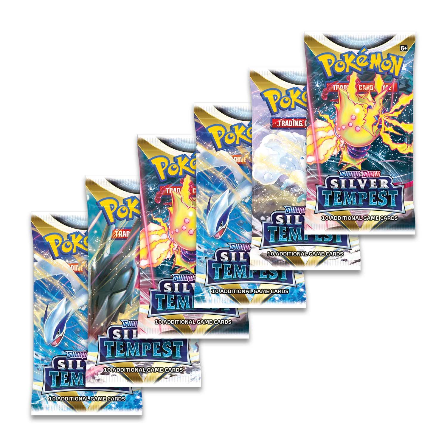 Pokemon - Sword & Shield - Silver Tempest - Booster Bundle (6 Packs) Pokémon 820650851544