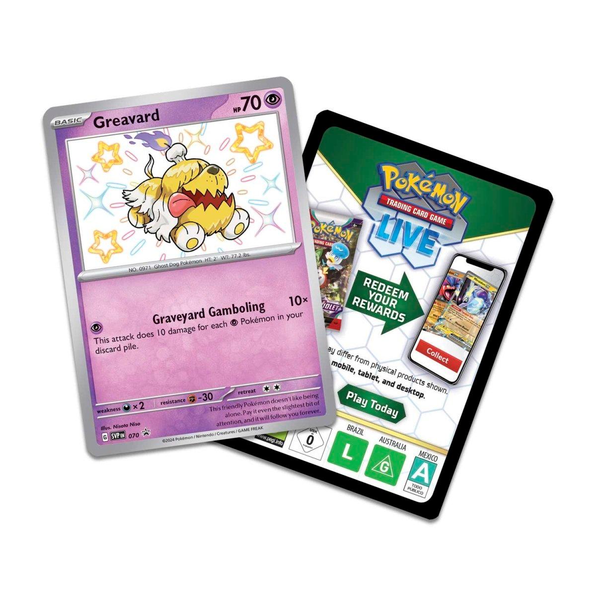 Pokemon Tech Sticker Collection - Scarlet & Violet - Paldean Fates - Greavard - Hobby Champion Inc