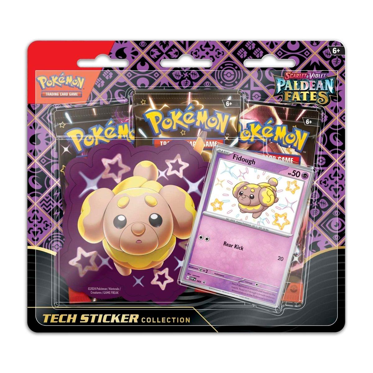 Pokemon Tech Sticker Collection - Scarlet & Violet - Paldean Fates - Fidough Pokémon 0820650856136