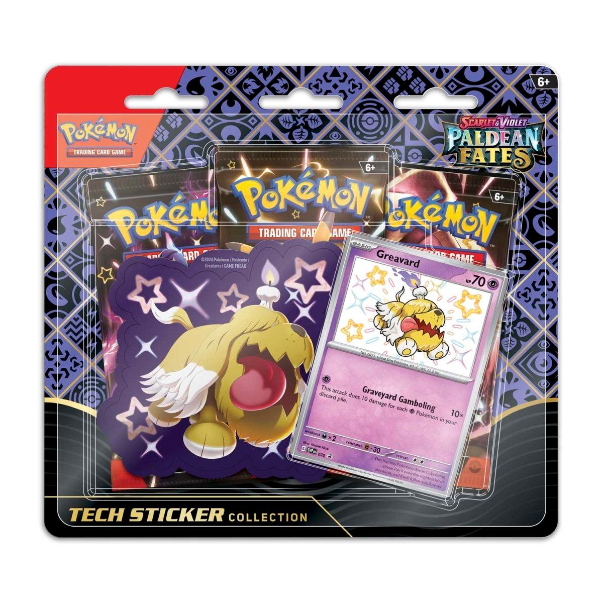 Pokemon Tech Sticker Collection - Scarlet & Violet - Paldean Fates - Greavard Pokémon 0820650856136