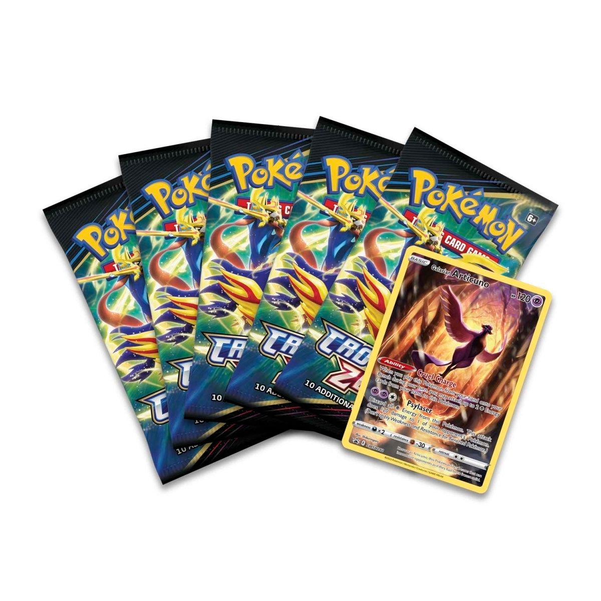 Pokemon Tin - Crown Zenith - Galarian Articuno on Cover Pokémon 820650851940