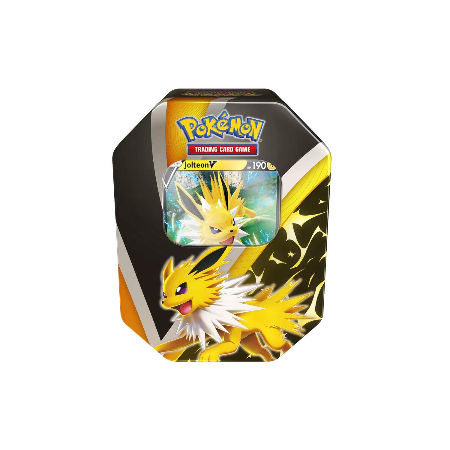 Pokemon Tin - Eevee Evolutions - Jolteon V on Cover Pokémon 820650809057