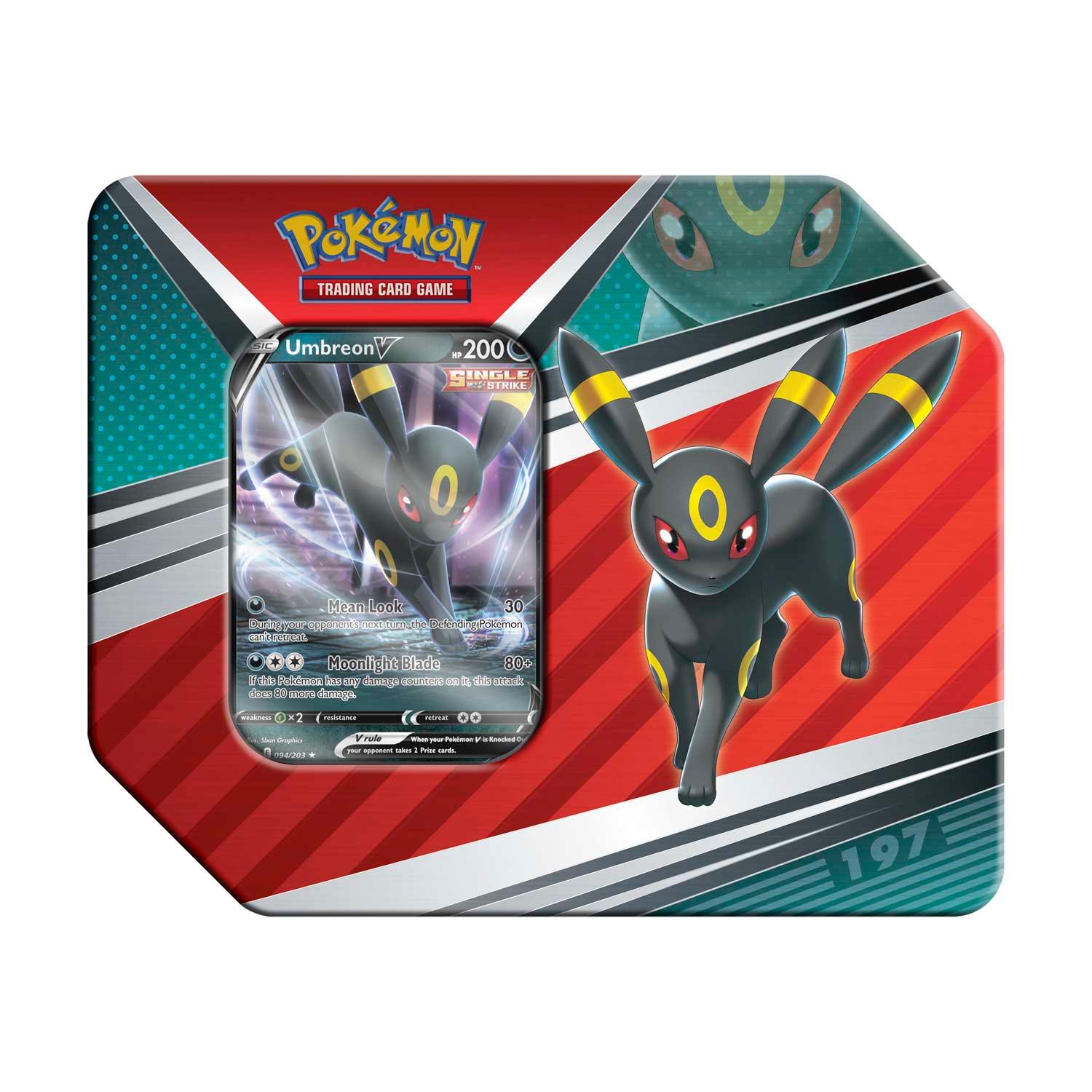 Pokemon Tin - Heroes - Umbreon V on Cover Pokémon 820650851322