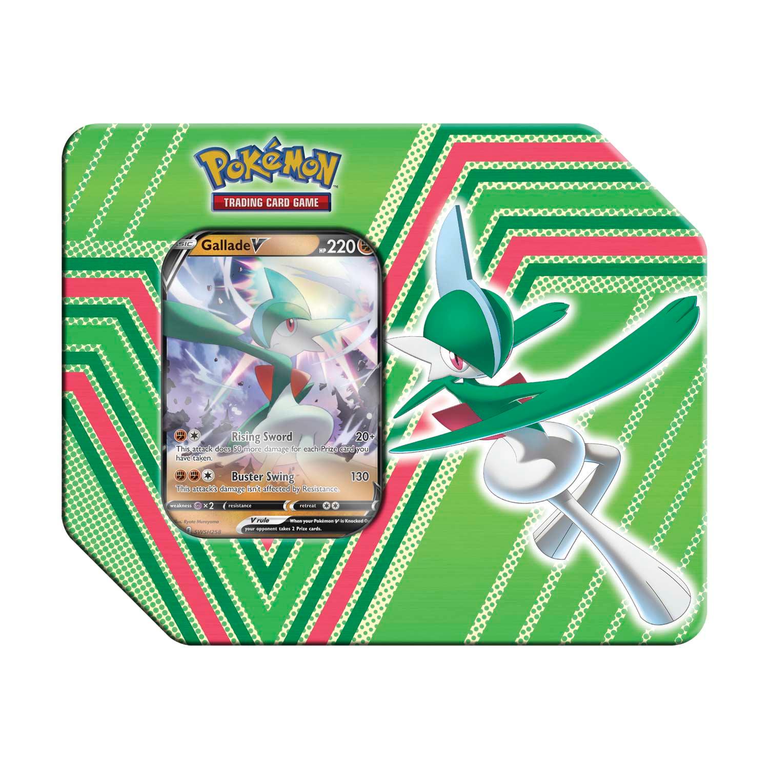 Pokemon Tin - Hidden Potential - Gallade V on Cover Pokémon 820650851483