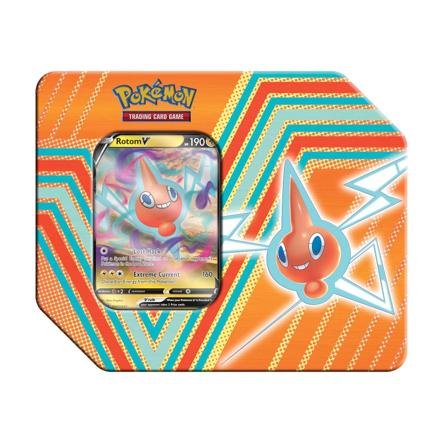 Pokemon Tin - Hidden Potential - Rotom V on Cover Pokémon 820650851483