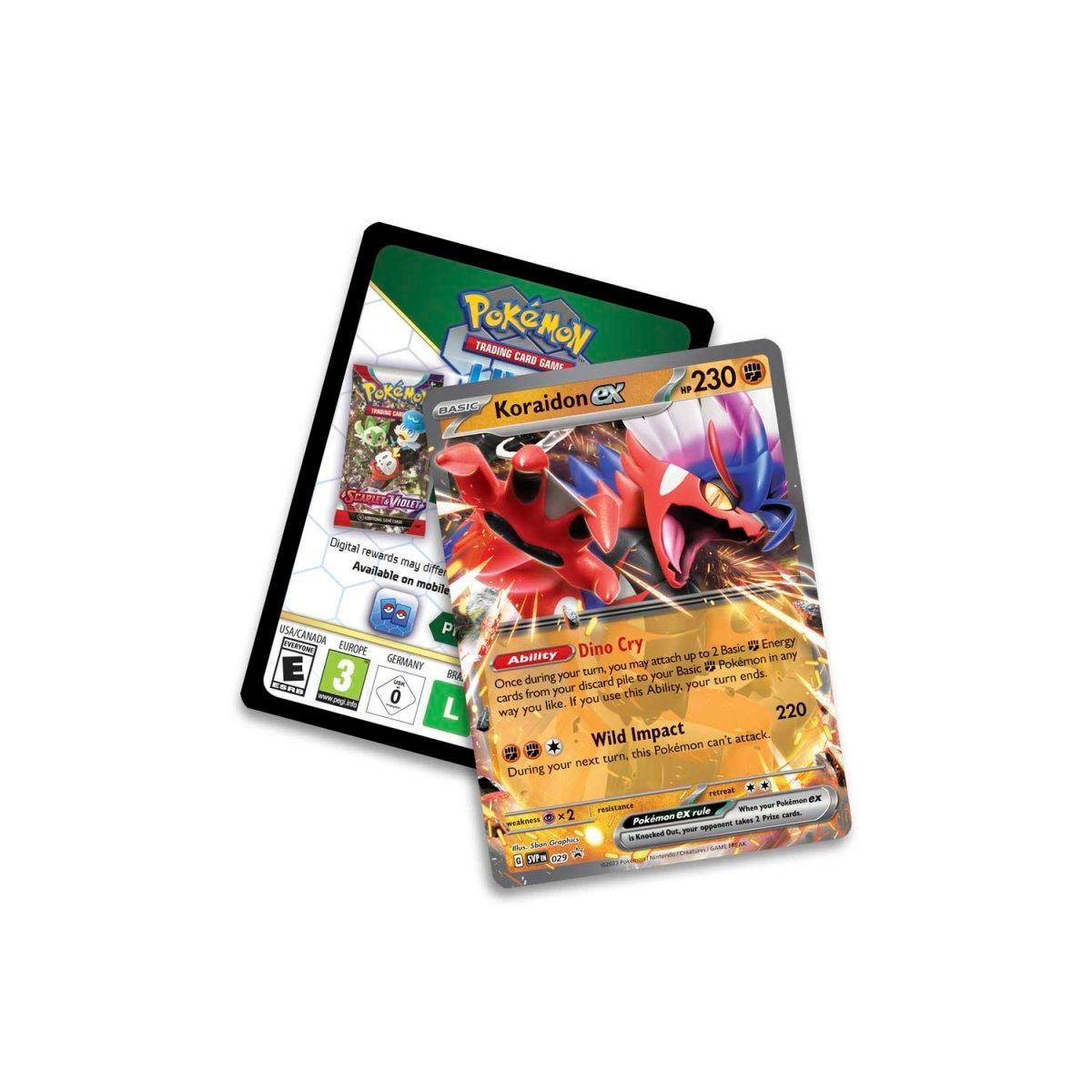 Pokemon Tin - Paldea Legends - Koraidon ex on Cover le Pokémon 820650852855