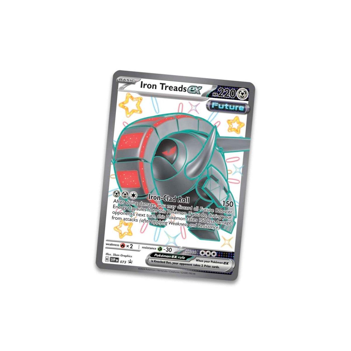 Pokemon Tin - Paldean Fates - Shiny Iron Treads ex Pokémon 820650856242