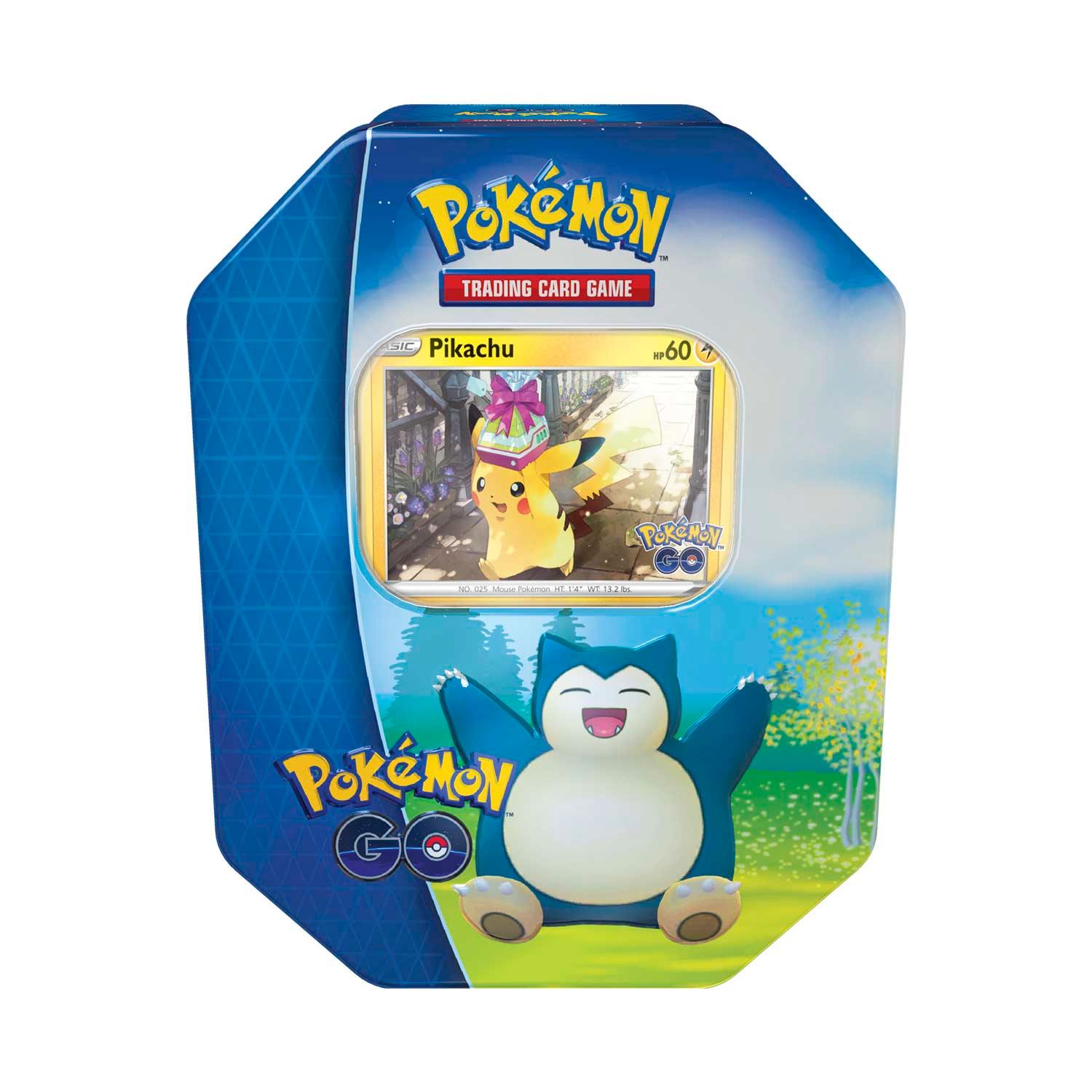 Pokemon Tin - Pokemon GO - Snorlax on Cover Pokémon 820650850776