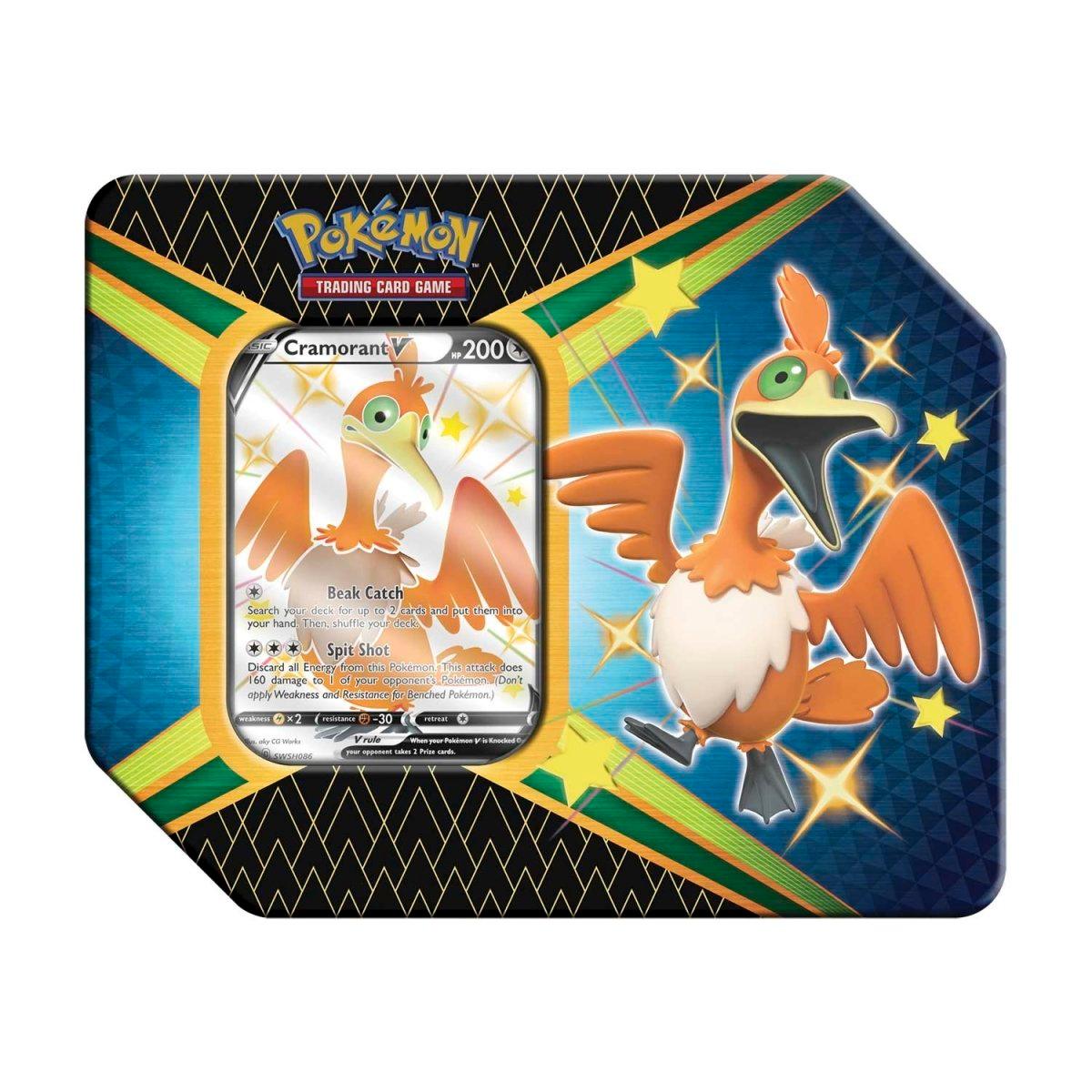 Pokemon Tin - Shining Fates - Featuring Cramorant V Pokémon 0820650809507