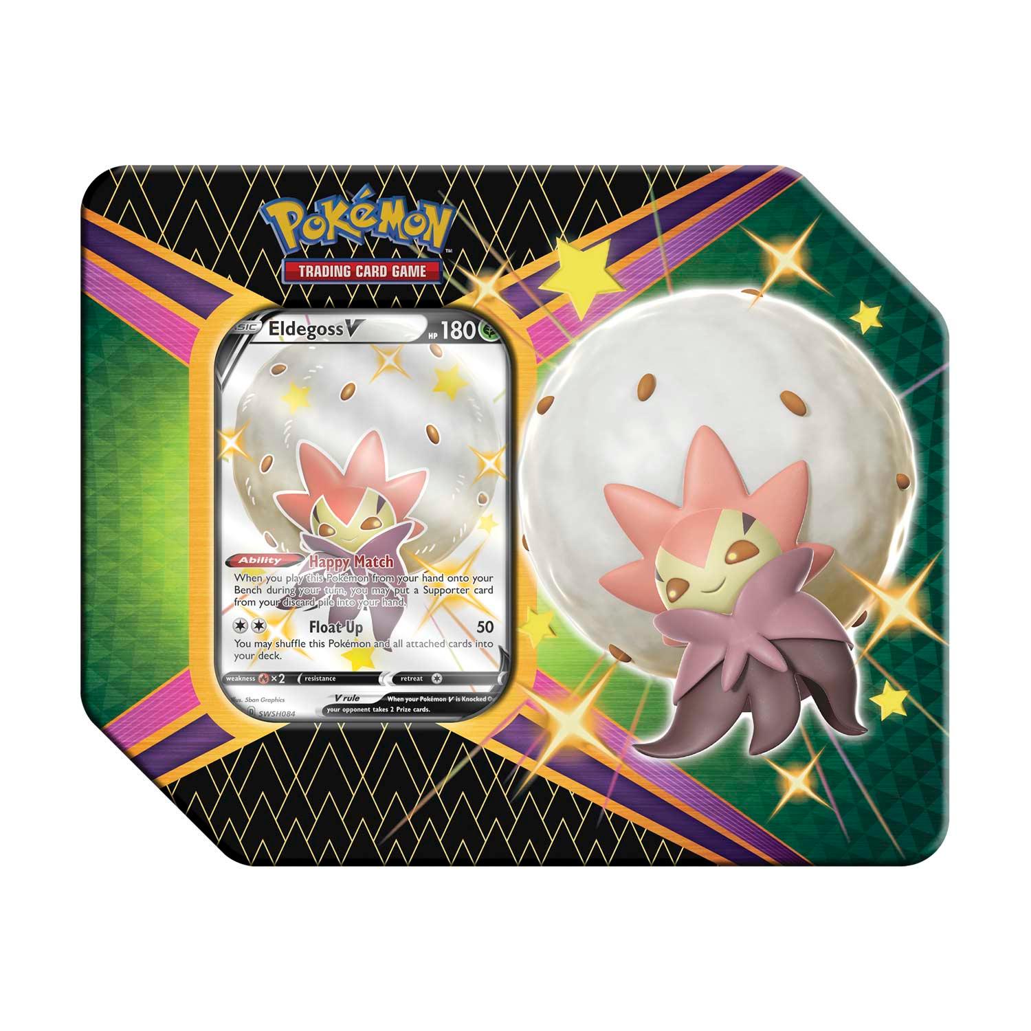 Pokemon Tin - Shining Fates - Featuring Eldegoss V Pokémon 0820650809507