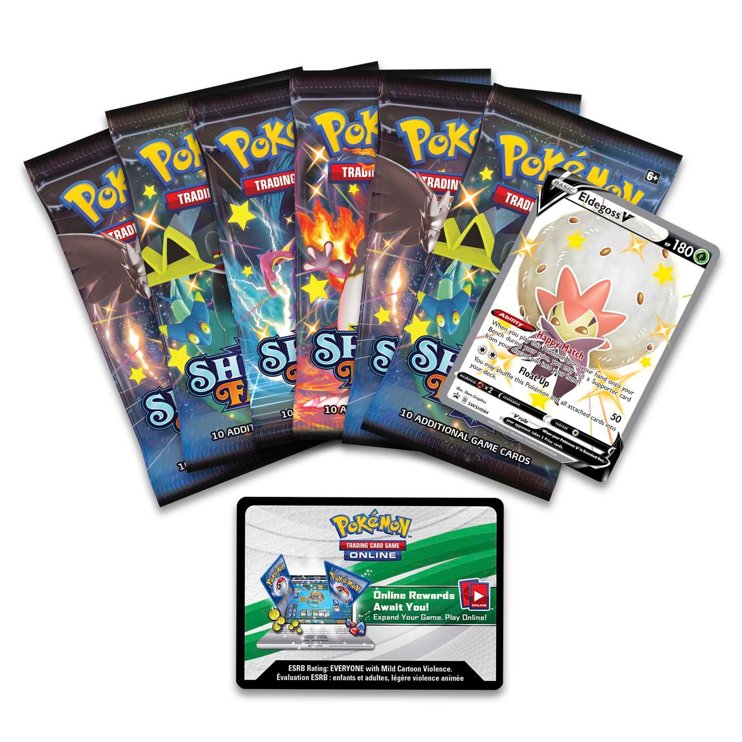 Pokemon Tin - Shining Fates - Featuring Eldegoss V Pokémon 0820650809507