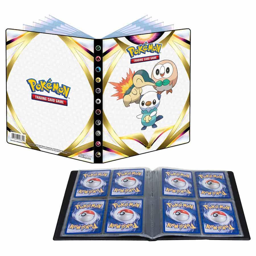 Pokemon - Ultra PRO Binder 4 - Pocket - Cyndaquil, Rowlet & Oshawott (Holds 80 cards & 4 Oversize cards) Ultra PRO 074427157890