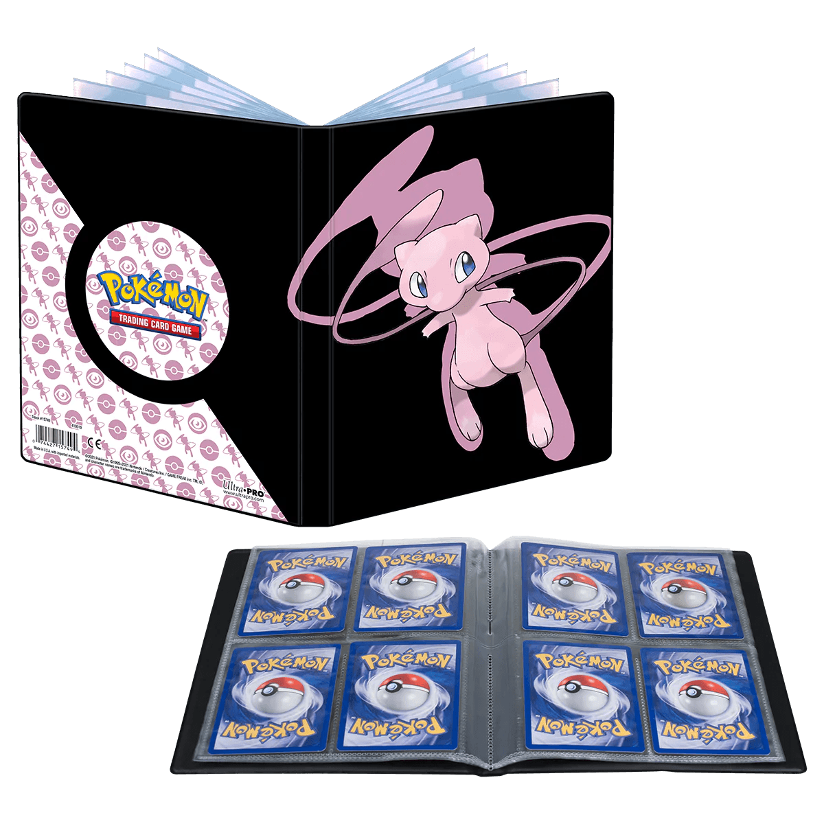 Pokemon - Ultra PRO Binder 4 - Pocket - Mew (Holds 80 cards & 4 Oversize cards) Ultra PRO 074427157494