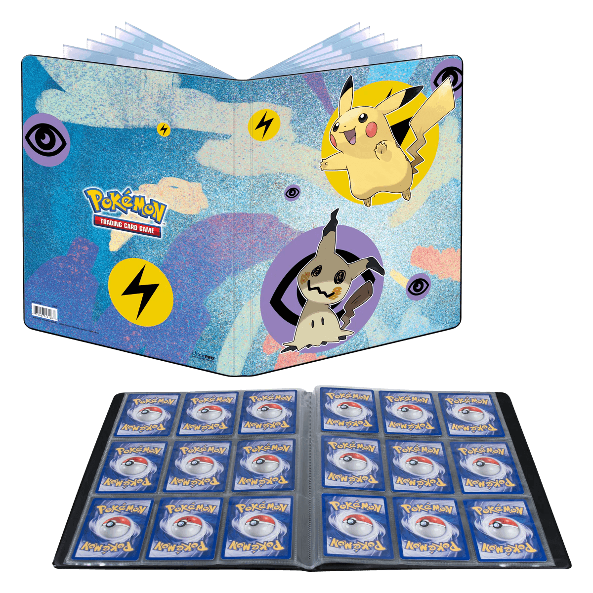 Pokemon - Ultra PRO Binder 9 - Pocket - Pikachu & Mimikyu (Holds 180 cards) Ultra PRO 074427161088