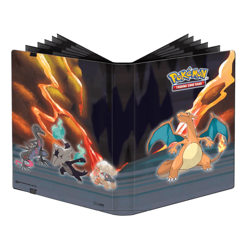 Pokemon - Ultra PRO Binder 9 - Pocket PRO Binder - Charizard, Salazzle, Torkoal & Alolan Marowak (Holds 360 cards) Ultra PRO 074427161330