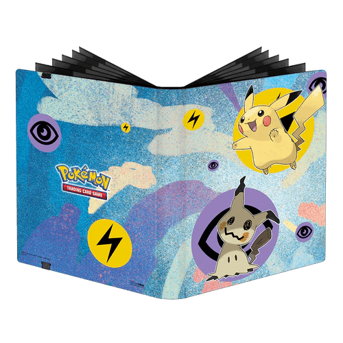 Pokemon - Ultra PRO Binder 9 - Pocket PRO Binder - Pikachu & Mimikyu (Holds 360 cards) Ultra PRO 074427161125