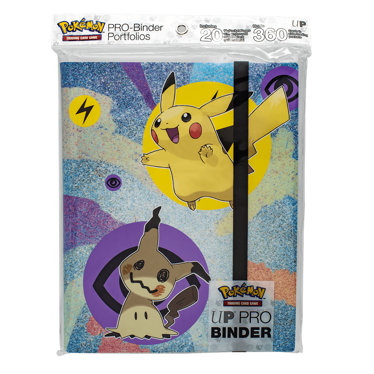 Pokemon - Ultra PRO Binder 9 - Pocket PRO Binder - Pikachu & Mimikyu (Holds 360 cards) Ultra PRO 074427161125