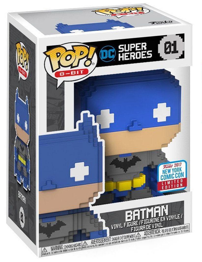 Pop! 8 - Bit - DC Super Heroes - Batman - #01 - LIMITED Edition EXCLUSIVE 2017 New York ComicCon Funko 889698208376