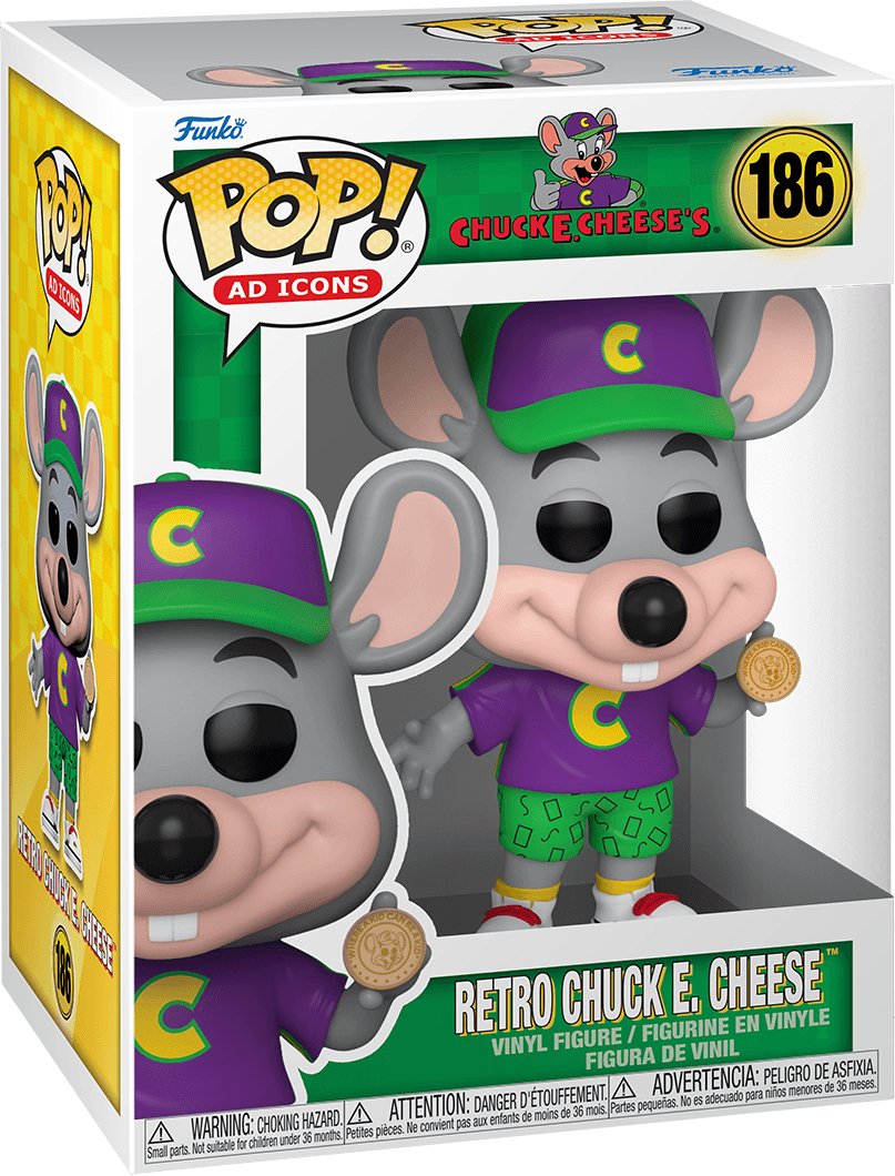 Pop! Ad Icons - Chuck E. Cheese's - Retro Chuck E. Cheese - #186 Funko 889698725170