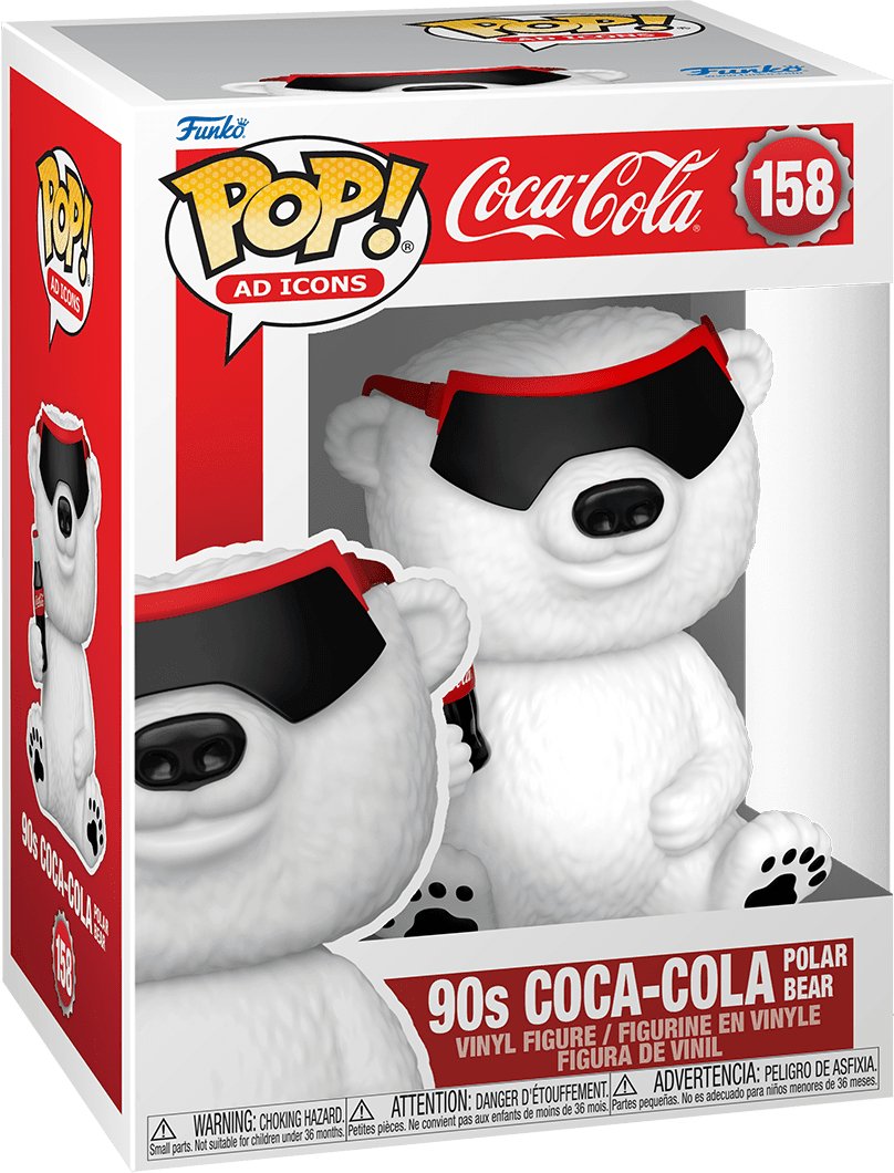 Pop! Ad Icons - Coca - Cola - 90s Coca - Cola Polar Bear - #158 Funko 889698655873