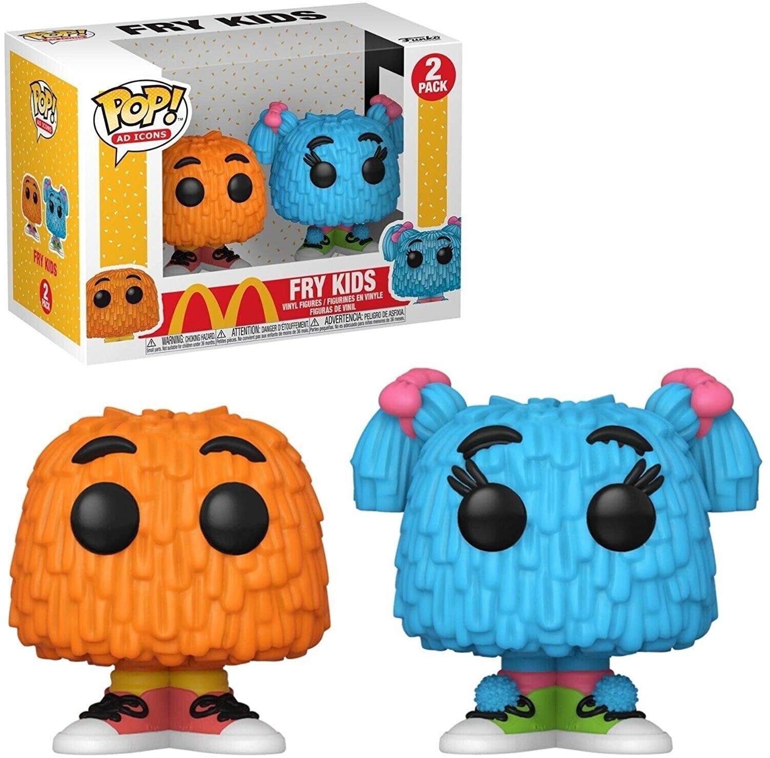 Pop! Ad Icons - McDonald's - Fry Kids Orange & Blue (2 - Pack) Funko 889698477611